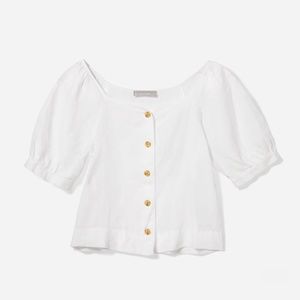 Everyone The Linen Puff Sleeve Top 8